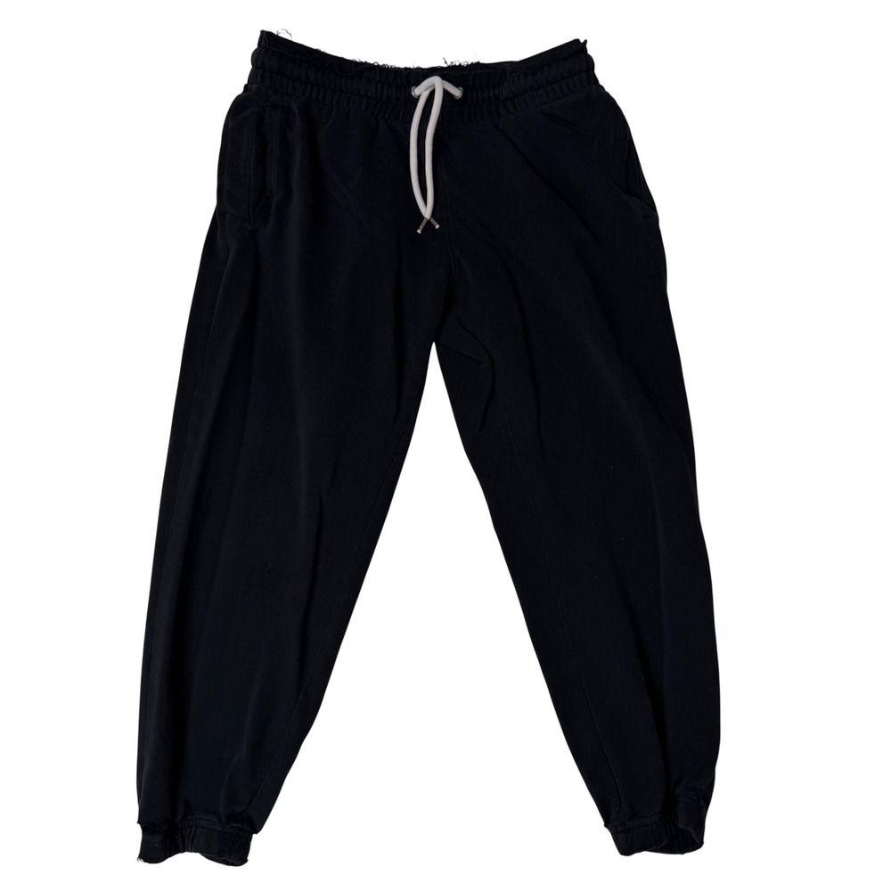 GAP Womens Black‎ Petite Sweatpants Thrashed - Joggers Lounge Pants Drawstring